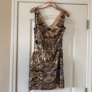 BEBE sequin dress